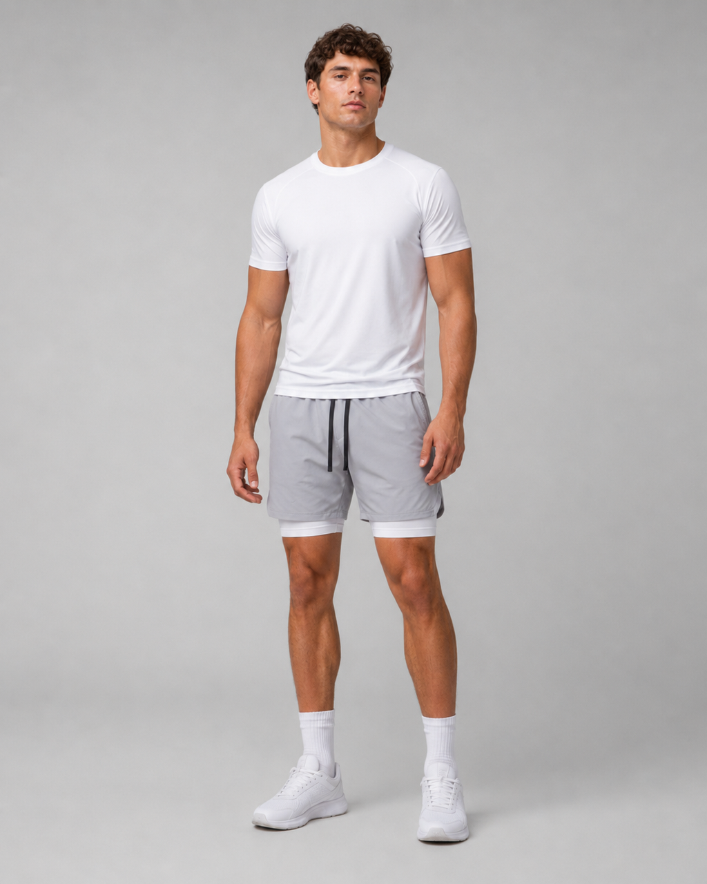 Gray Men’s Running Shorts