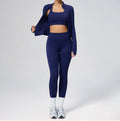 Navy Yoga 3 Pcs Seamless