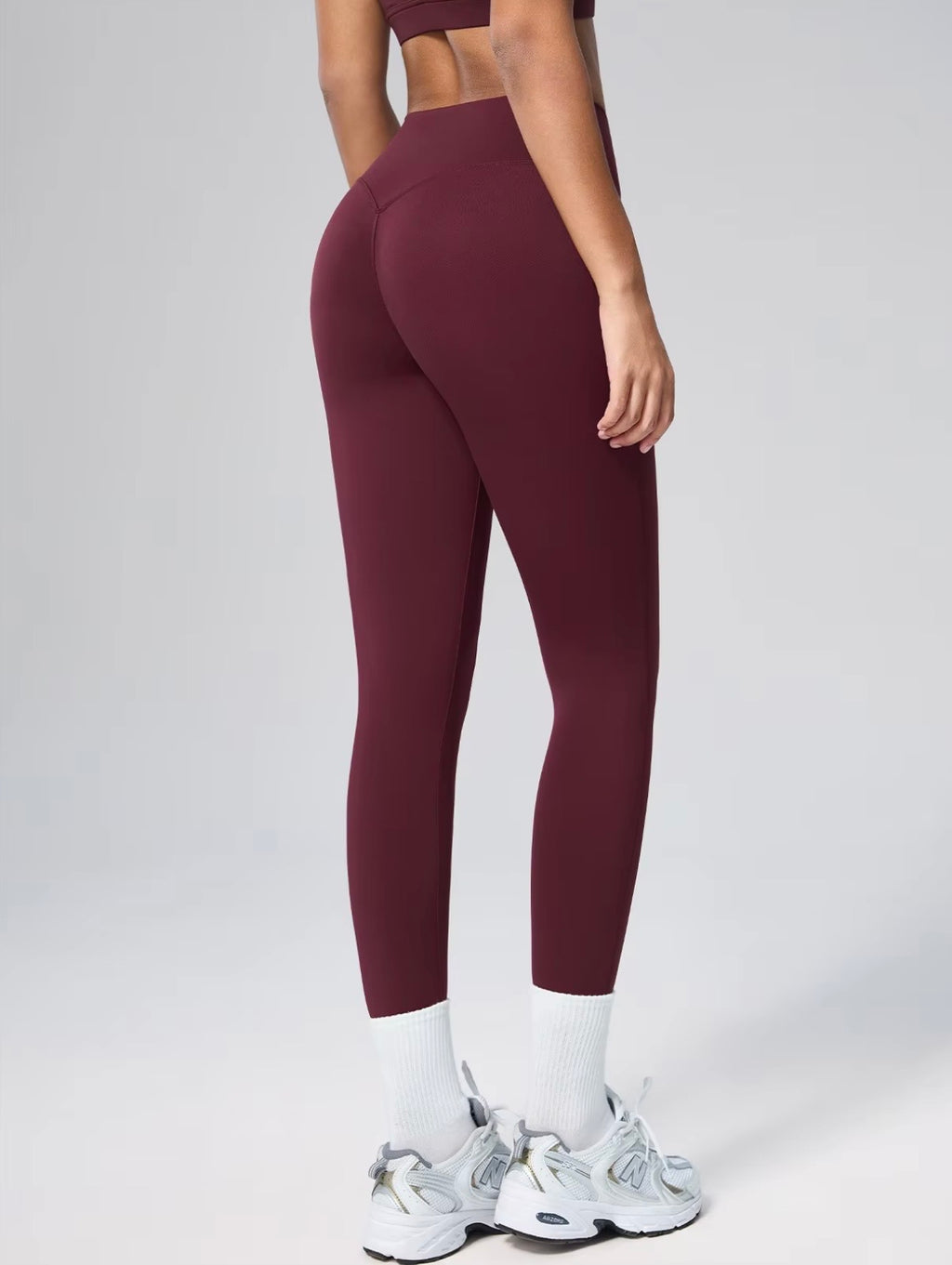Burgundy Yoga 3 Pcs Seamless
