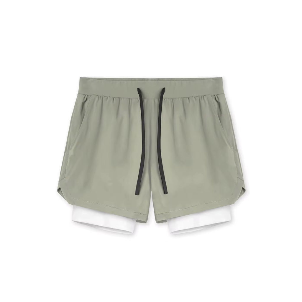 Light Green Men’s Running Shorts