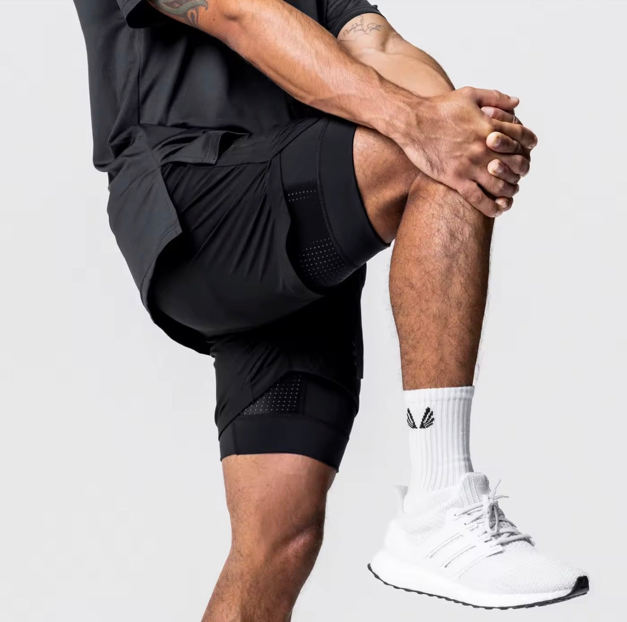 Black Men’s Running Shorts